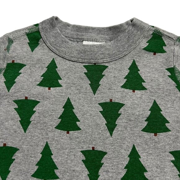 Hanna Andersson Sz 100 (4) Christmas Tree Long John Pajamas - Picture 3 of 9